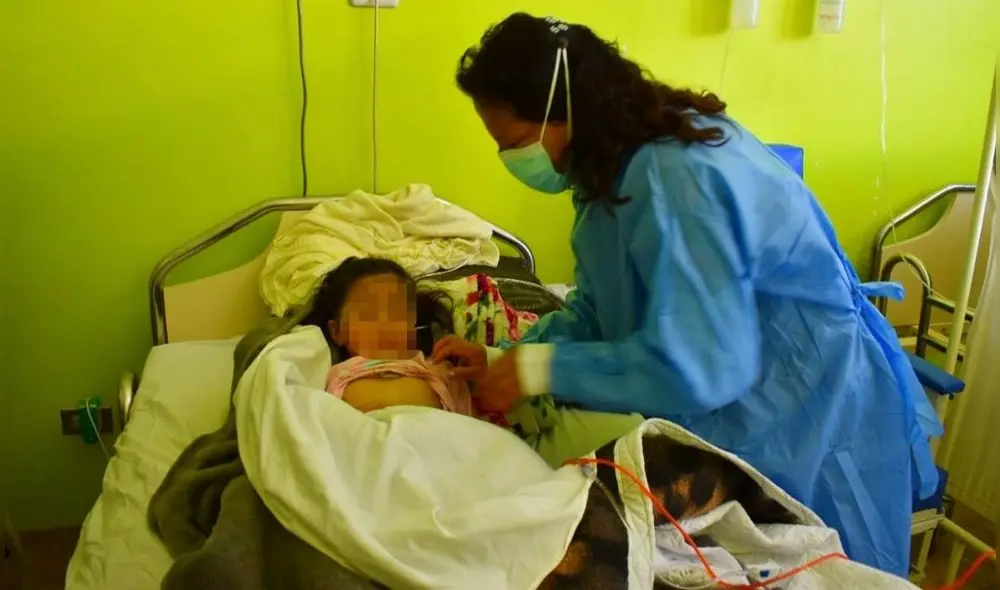 Ante síntomas como fiebre, tos y dificultad para respirar, los niños deben ser llevados a un establecimiento de salud. Foto: Hospital Víctor Ramos Guardia.