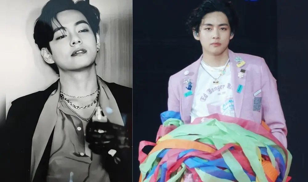 Taehyung asistiría a eventos de la Semana de la Moda en París. Foto: composición/Twitter.