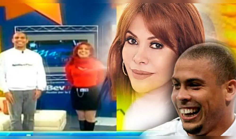 Durante su visita a Perú, Ronaldo visitó el set de Magaly Medina. Foto: composición LR/ Captura Youtube/ Instagram/ AFP Durante su visita a Perú, Ronaldo visitó el set de Magaly Medina. Foto: composición LR/ Captura Youtube/ Instagram/ AFP