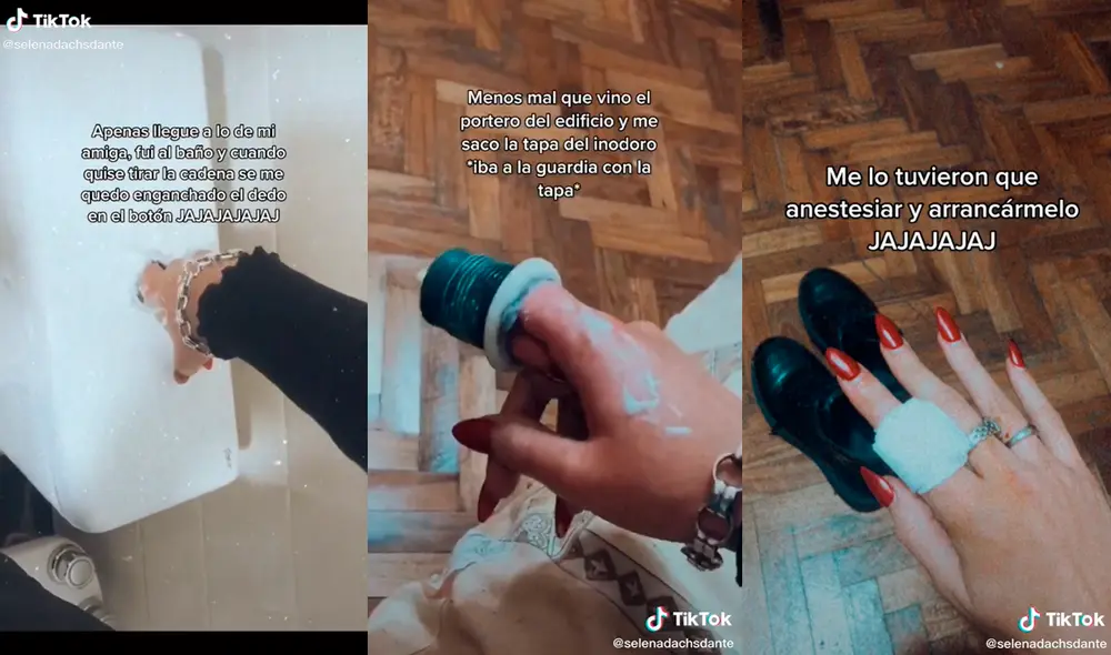 La joven contó todos los episodios que pasó en el video que subió a redes sociales. Foto: composición/ @selenadachsdante/TikTok