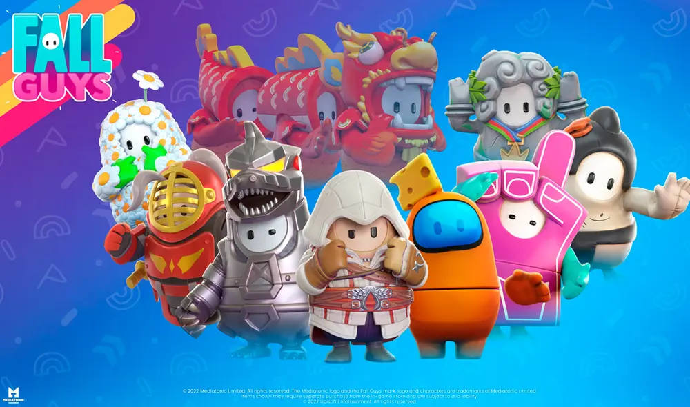 Fall Guys también ofrece crossplay; es decir, puedes disfrutar de partidas entre usuarios de consolas y PC. Foto: Fall Guys