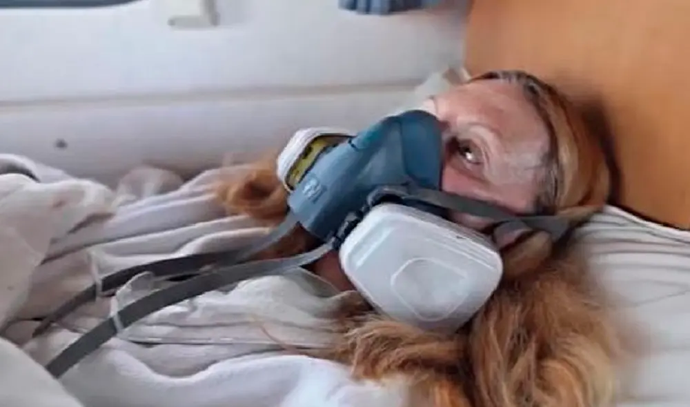 "Todas las noches necesito usar una máscara de gas porque no puedo dormir, no puedo respirar", manifestó una mujer en Nueva Zelanda. Foto: Mirror "Todas las noches necesito usar una máscara de gas porque no puedo dormir, no puedo respirar", manifestó una mujer en Nueva Zelanda. Foto: Mirror