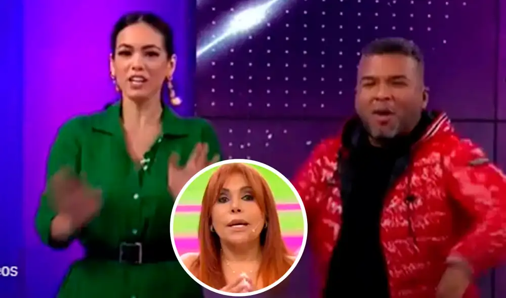 Jazmín Pinedo puso fina a su rencilla con Magaly Medina. Foto: captura América TV/ATV Jazmín Pinedo puso fina a su rencilla con Magaly Medina. Foto: captura América TV/ATV