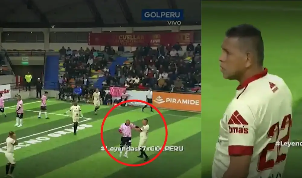Así fue le golpe del Puma a Ángel Guerrero. Foto: captura GolPerú.