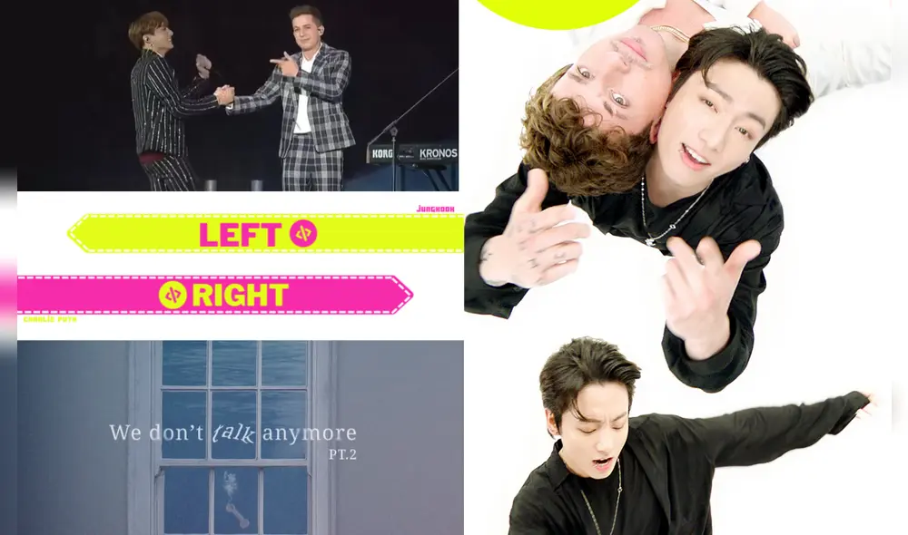 Jungkook de BTS es uno de los admiradores de Charlie Puth. Foto: composición/Twitter