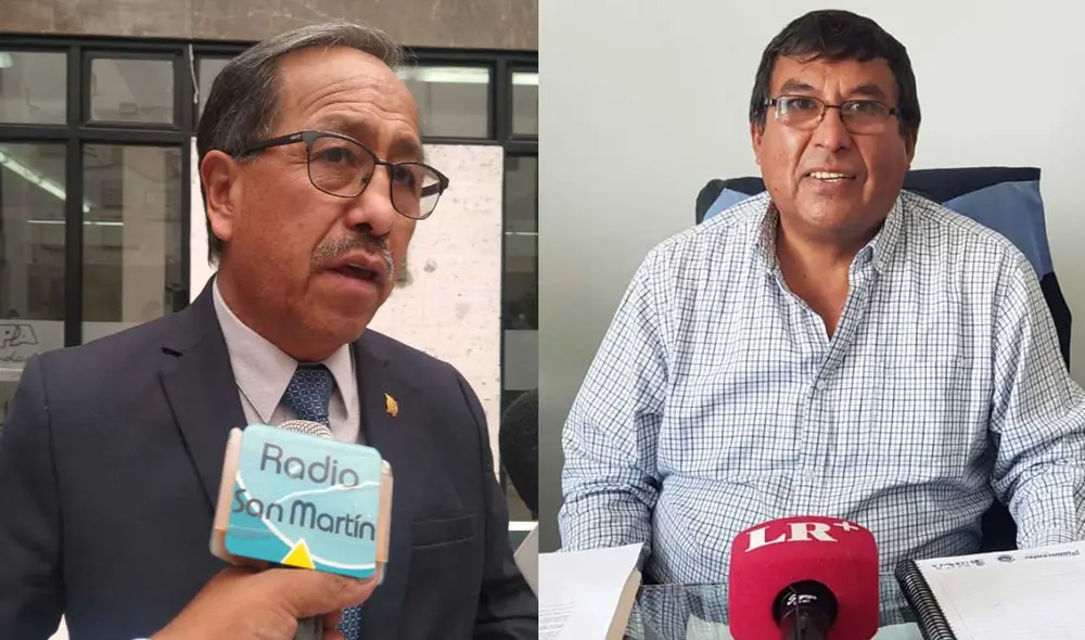 Alcaldes Wuilber Mendoza y Luis Aguirre no quedaron muy conformes tras reunión con ministros. Foto: Composición La República.