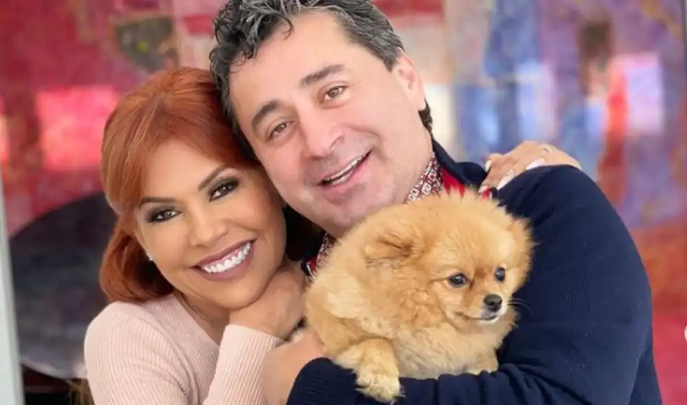 Alfredo Zambrano fue una perseverante al conquistar el corazón de la conductora. Foto: magalymedinav/ Instagram