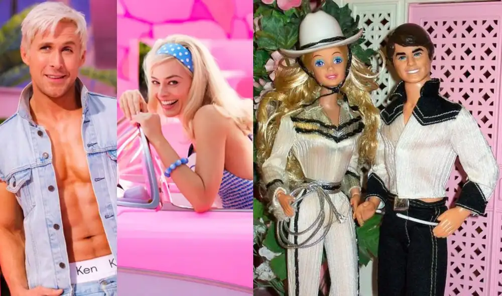 Margot Robbie y Ryan Gosling como Barbie y Ken. Foto: Twitter Margot Robbie y Ryan Gosling como Barbie y Ken. Foto: Twitter