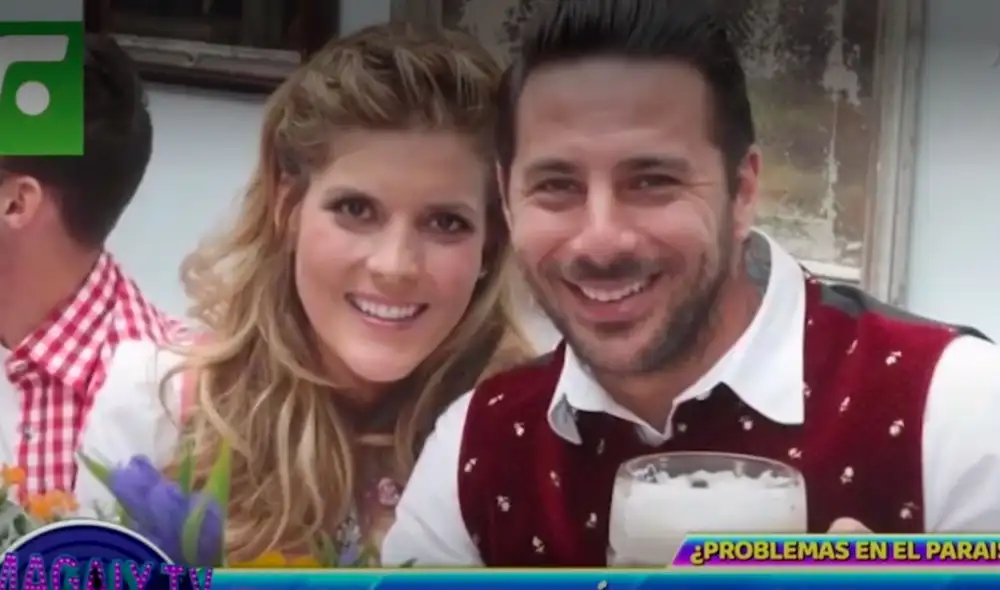 El exfutbolista ya no sigue a su pareja en las redes sociales. Foto: captura/Magaly TV, la firme. El exfutbolista ya no sigue a su pareja en las redes sociales. Foto: captura/Magaly TV, la firme.