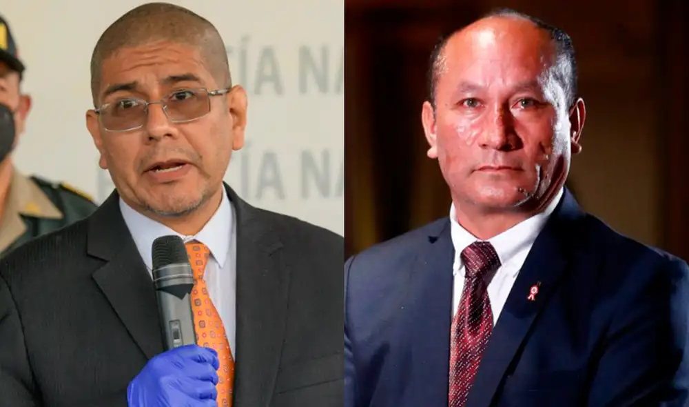 Dimitri Senmache aseguró que la Policía Nacional llevará Juan Silva ante el Poder Judicial para que rinda su manifestación. Foto: composición/La República