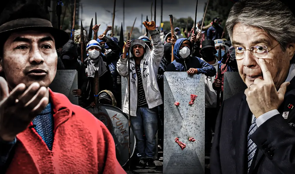 Grupos indígenas de Ecuador convocaron a Paro Nacional, al que se han sumado centros universitarios y ciudadanos de a pie. Foto: EFE