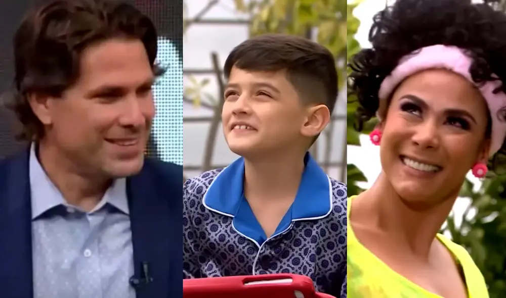 Paco Bazán se conmovió con la presencia de su 'hijo' en AFHS. Foto: composición/ capturas de ATV/América TV Paco Bazán se conmovió con la presencia de su 'hijo' en AFHS. Foto: composición/ capturas de ATV/América TV