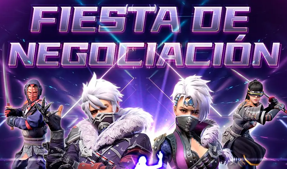 El evento Fiesta de Negociación de Free Fire se realizará desde el 23 hasta el 28 de junio. Foto: Free Fire