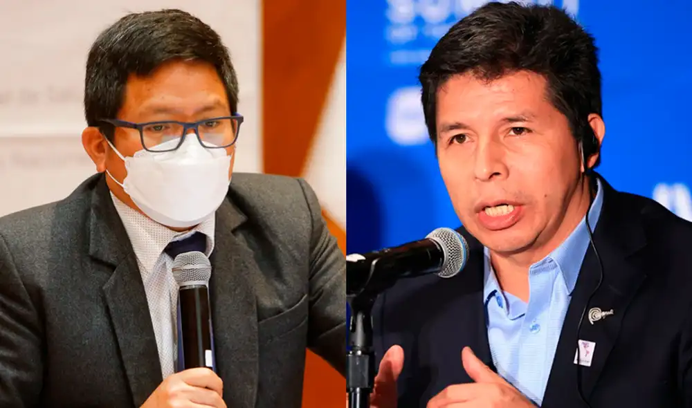 Ministro Jorge López se refirió al interrogatorio del presidente Pedro Castillo ante la Comisión de Fiscalización del Congreso este lunes 27. Foto: composición/La República