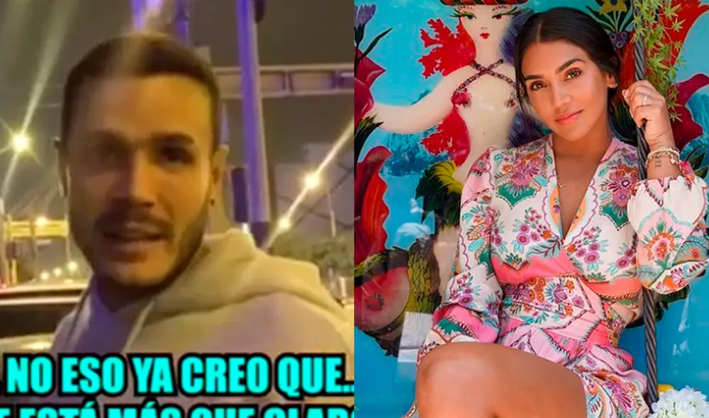 Mario Irivarren habló de su reciente viaje que coincidió con el de Vania Bludau. Foto: composición captura Willax TV, Vania Bludau/Instagram