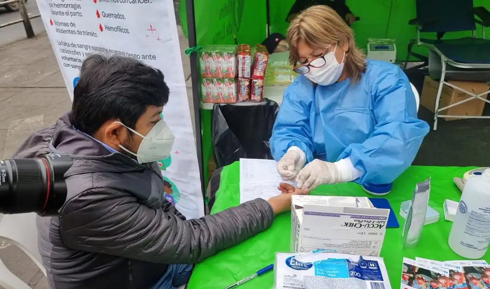 La campaña tiene como fin recolectar 750 unidades de sangre para salvar a más de 2.500 personas. Foto: Giuliana Castillo / URPI-LR