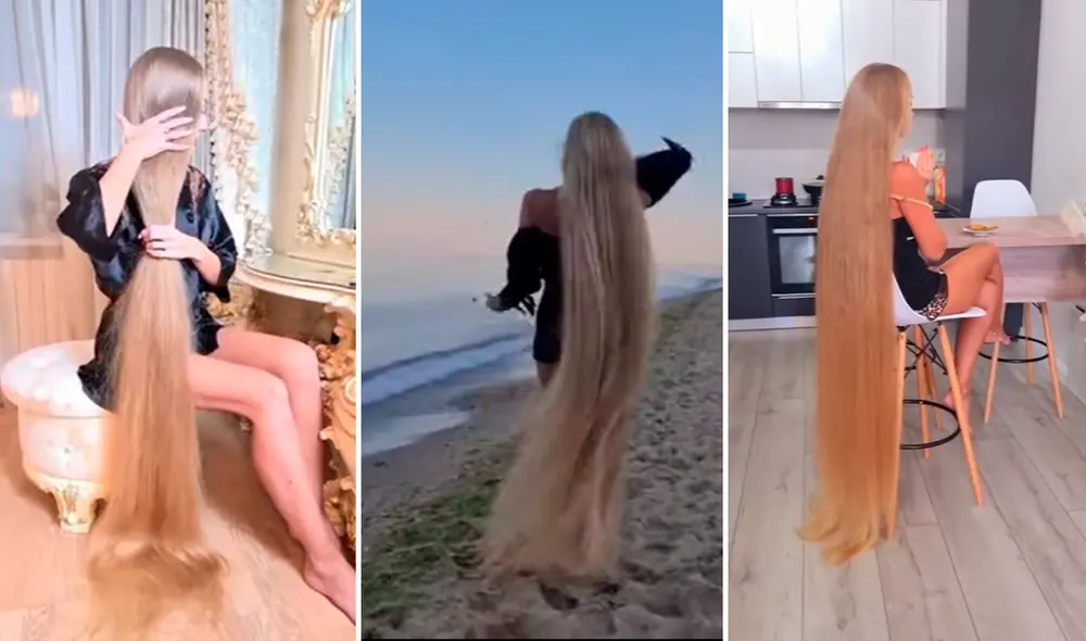 Después de tener el pelo largo durante tantos años, Alona no se imagina sin él. Foto: composición/ captura de Videlo/YouTube