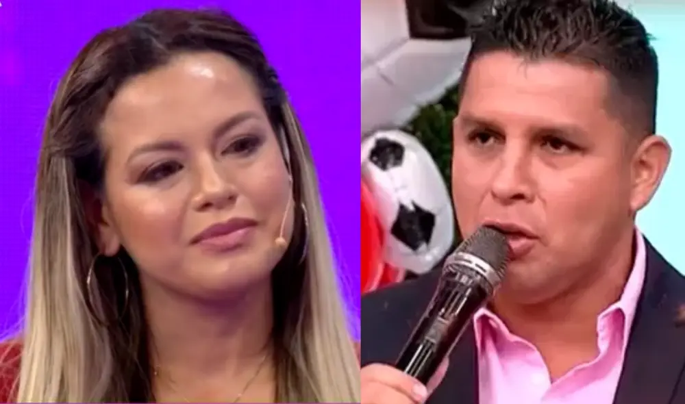 Flor Polo afirma que Néstor Villanueva sigue amenazándola. Foto: composición LR/ captura de ATV/ captura de América TV Flor Polo afirma que Néstor Villanueva sigue amenazándola. Foto: composición LR/ captura de ATV/ captura de América TV