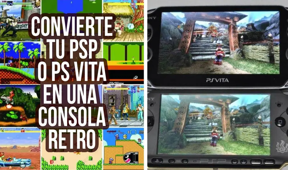 Según los expertos, esta es la mejor manera de convertir tus consolas portátiles en una máquina de juegos retro multiplataforma. Foto: Vida Extra/composición
