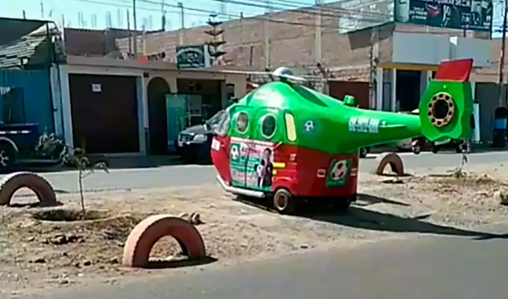 El medio de transporte sorprendió a miles en las redes sociales. Foto: @waldirllanos/ captura de TikTok El medio de transporte sorprendió a miles en las redes sociales. Foto: @waldirllanos/ captura de TikTok