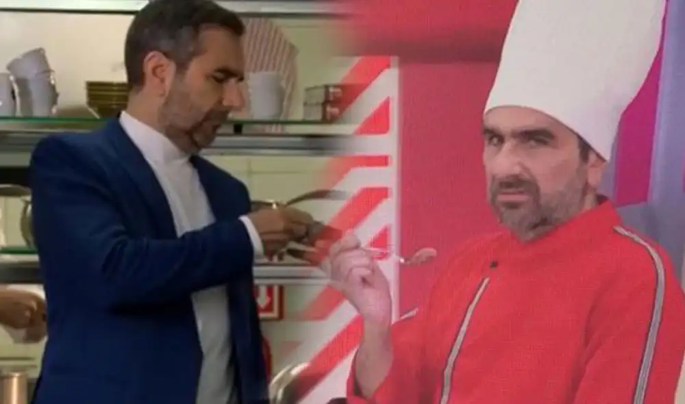 Así fue la primera aparición de Giovanni Ciccia en "Al fondo hay sitio" como un fracasado chef. Foto: captura de América TV Así fue la primera aparición de Giovanni Ciccia en "Al fondo hay sitio" como un fracasado chef. Foto: captura de América TV