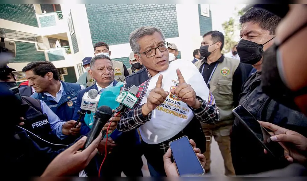Ministro Rosendo Serna respalda a presidente Pedro Castillo. Foto: La República/Rodrigo Talavera