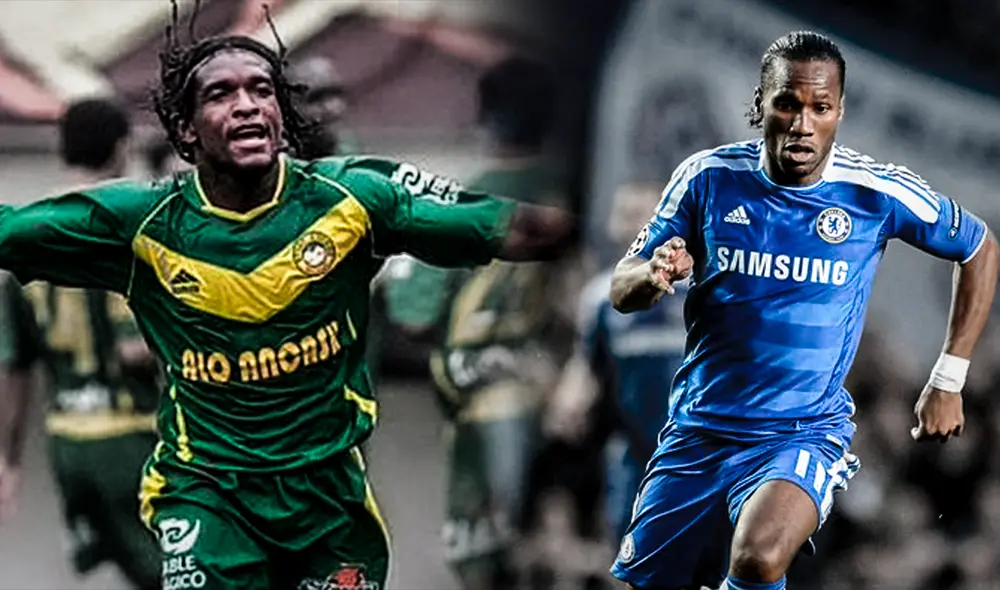 Juan Carrillo, más conocido como el 'Drogba de los Andes', jugó hasta en 6 clubes peruanos. Foto: composición GLR/Jazmin Ceras