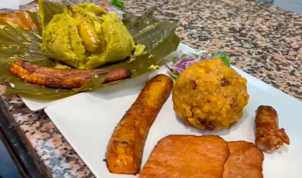 El local de comida selvática peruana se llama “El Bijao” y se encuentra dentro del Mercado Maravillas. Foto: captura de YouTube