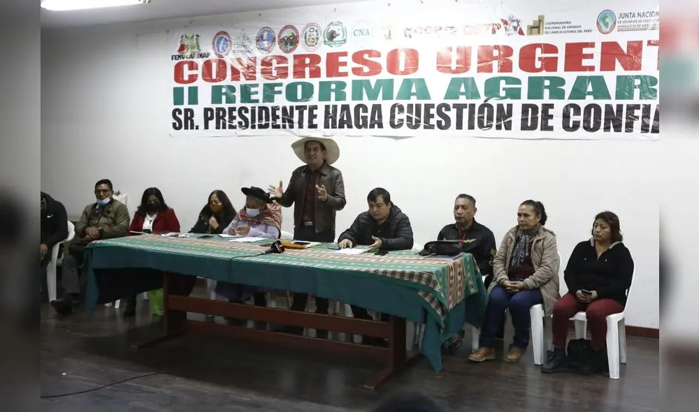 Exigen reforma agraria y asamblea constituyente. Fotos: Marco Cotrina/LR