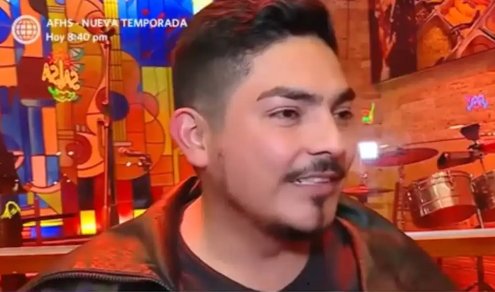 Erick Elera hizo un pedido a Gigio Aranda para su personaje. Foto: captura de América TV Erick Elera hizo un pedido a Gigio Aranda para su personaje. Foto: captura de América TV