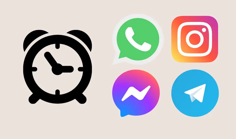 WhatsApp, Telegram, Instagram y Facebook Messenger permiten eliminar mensajes enviados. Foto: composición/ Flaticon