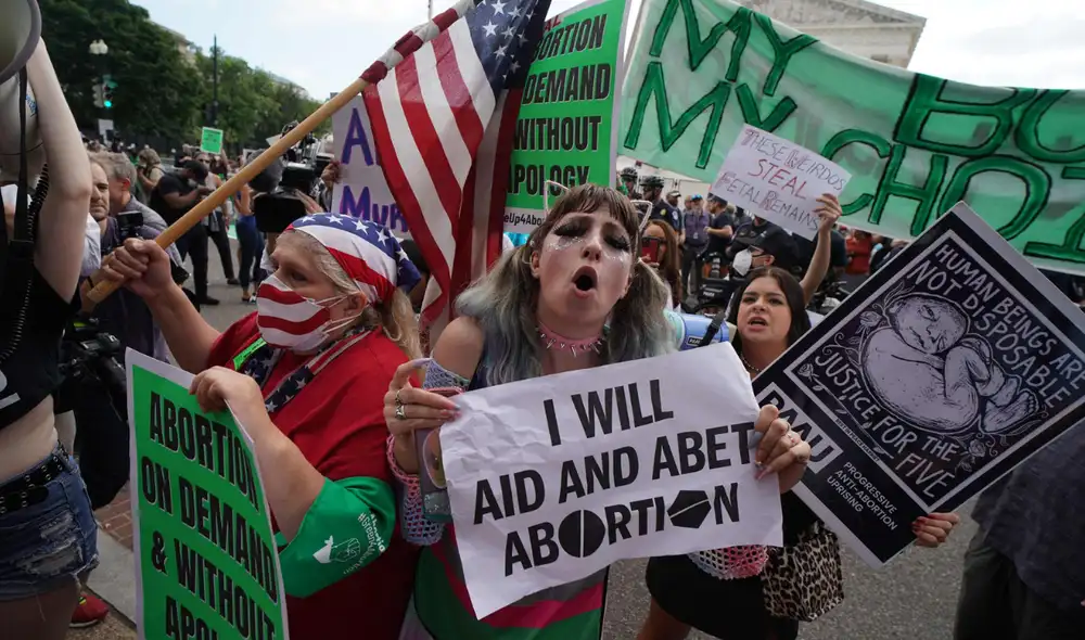 El fallo de la Corte Suprema desató protestas en todo el país. Foto: AFP