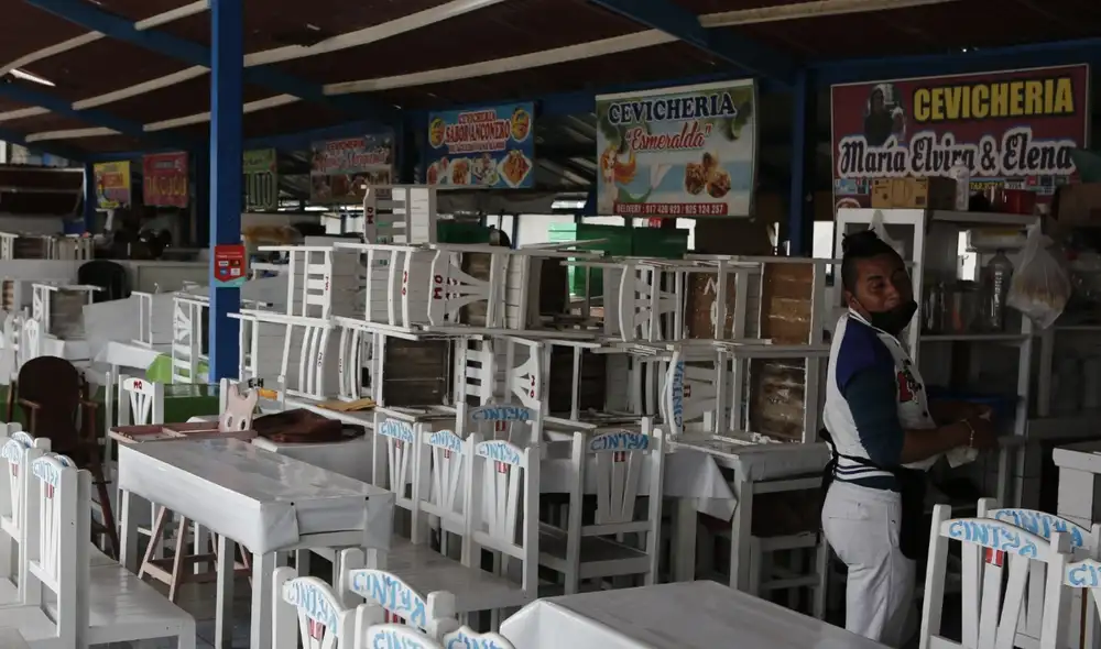 Restaurantes pequeños podrían soportar, como máximo, dos días de paralización de transportes. Foto: Marco Cotrina/La República