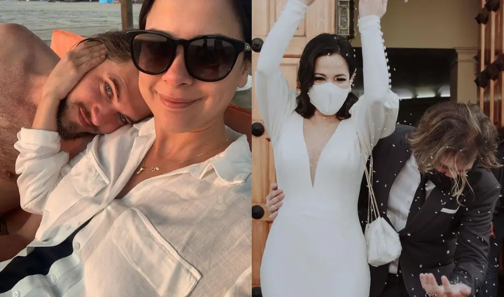 Karina Jordán y Diego Seyfarth han postergado su matrimonio religioso desde el 2020. Foto: composición/ Instagram Karina Jordán y Diego Seyfarth han postergado su matrimonio religioso desde el 2020. Foto: composición/ Instagram