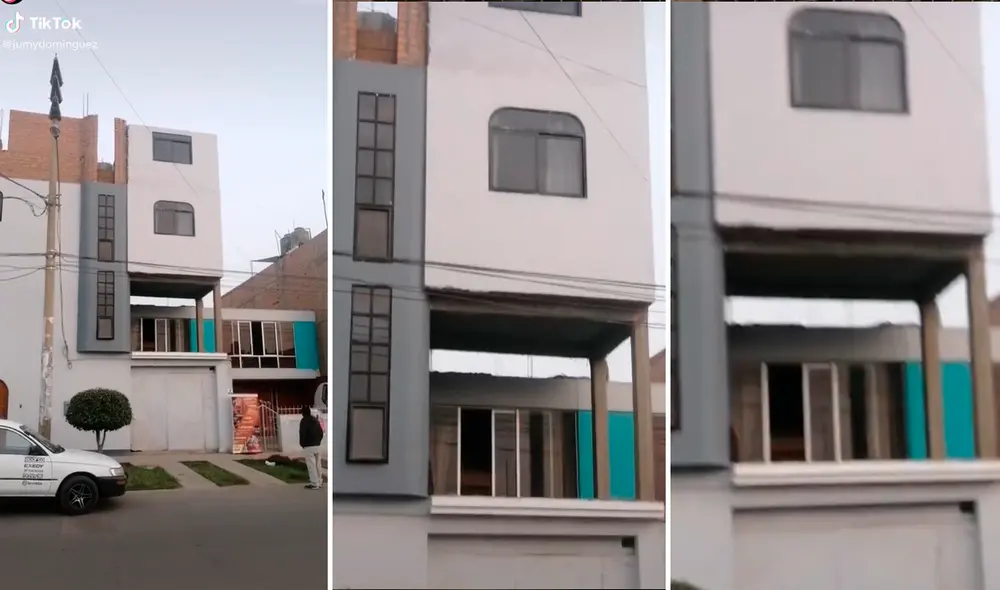 Ante la negativa de su hermano, la mujer construyó la parte de la casa que le correspondía generando el debate en redes. Video: @jumydominguez /TikTok