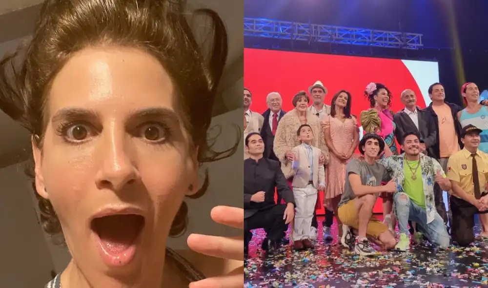 Gigi sorprendida por la acogida que ha tenido el retorno de "Al fondo hay sitio". Foto: composición/ Instagram/ Gianella Aguirre/URPI-GLR Gigi sorprendida por la acogida que ha tenido el retorno de "Al fondo hay sitio". Foto: composición/ Instagram/ Gianella Aguirre/URPI-GLR