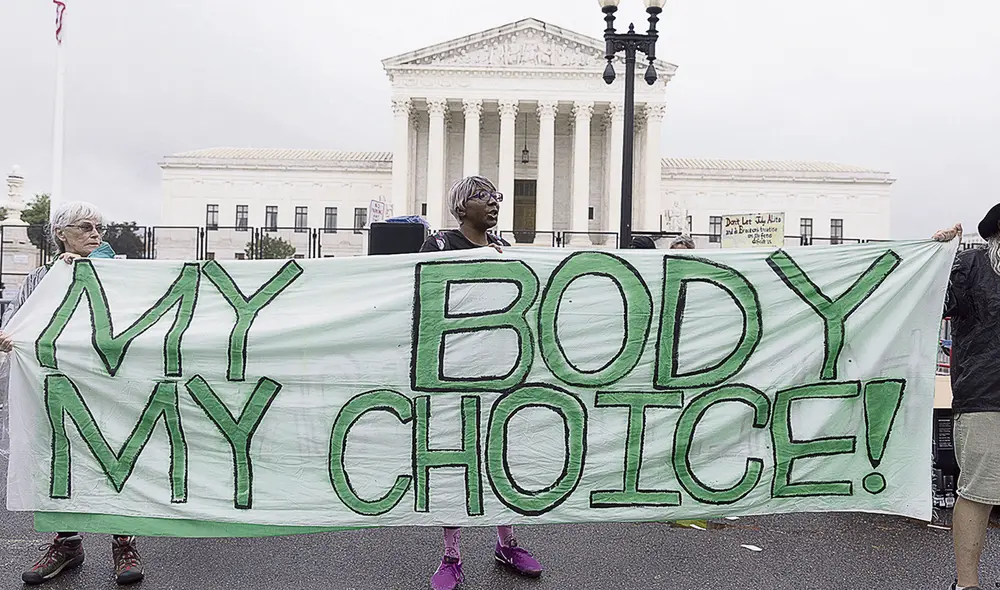 Protestas. Miles protestaron frente al local del Tribunal Supremo de los estados Unidos. Foto: EFE Protestas. Miles protestaron frente al local del Tribunal Supremo de los estados Unidos. Foto: EFE