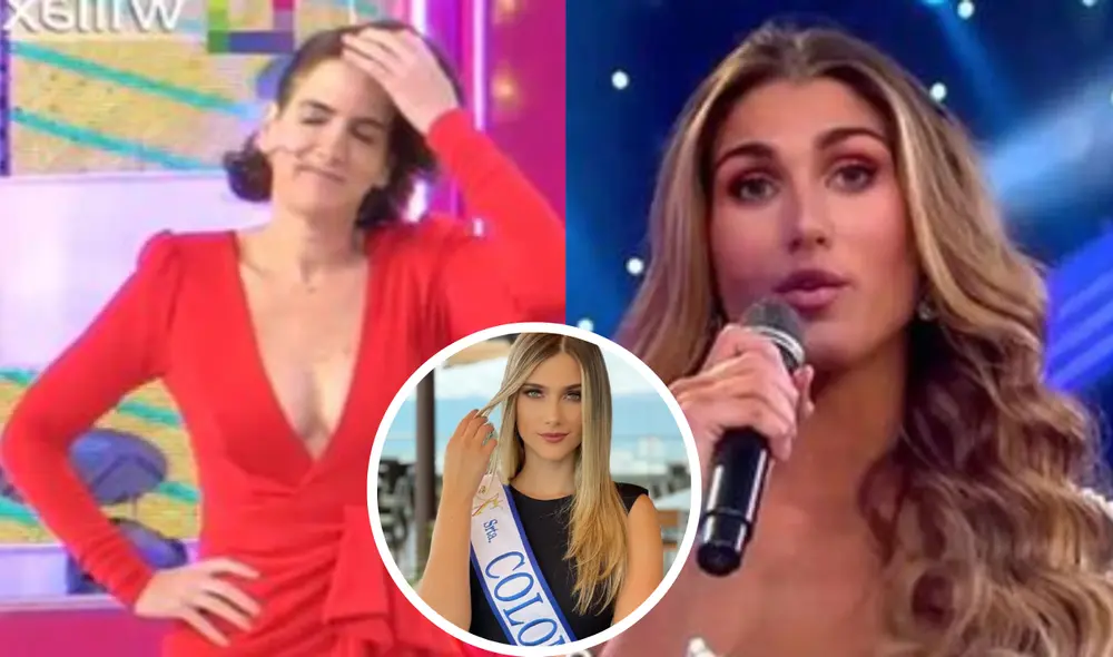 Gigi Mitre considera que su favorita es la Miss Colombia para el Miss Universo. Foto: composición LR/ captura de Willax/ captura de América TV