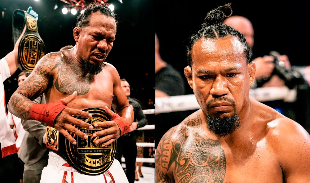 Luis 'Baboon' Palomino es el primer bicampeón en la historia de Bare Knuckle FC. Foto: BKFC Luis 'Baboon' Palomino es el primer bicampeón en la historia de Bare Knuckle FC. Foto: BKFC