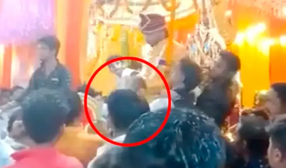 Babu Lal Yadav murió después de recibir un disparo del novio durante una boda. Foto y video: captura – nypost.com Babu Lal Yadav murió después de recibir un disparo del novio durante una boda. Foto y video: captura – nypost.com