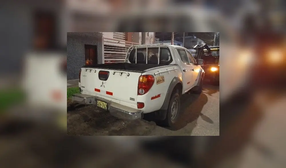 Camioneta fue robada el 18 de junio del presente año. Foto: PNP