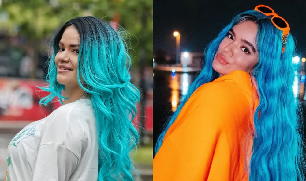 La joven costarricense tiene un increíble parecido a Karol G. Foto: composición/La Nación/Instagram