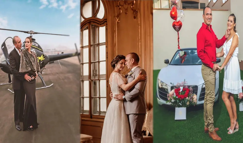 Karla Tarazona y su esposo, Rafael Fernández.  Foto: Instagram