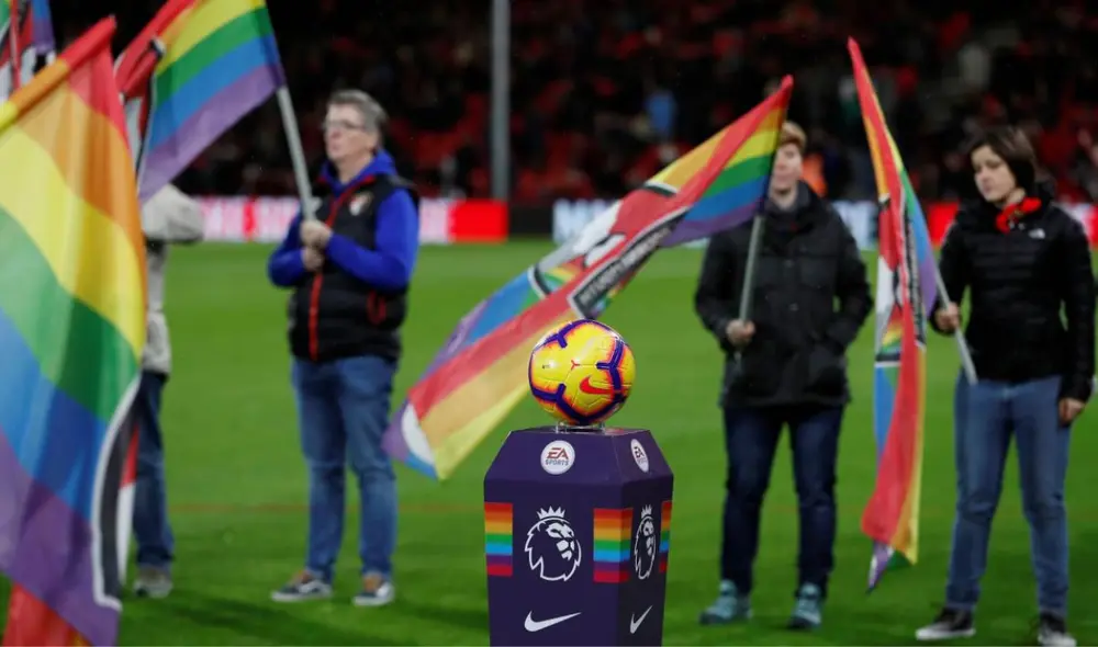 La comunidad de LGTBIQ+ cada vez tiene mas aceptación en el fútbol. Foto: Reuters