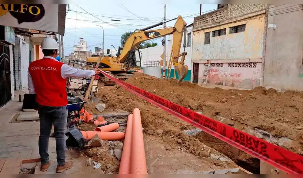 Obra está a cargo de la Municipalidad Provincial de Tumbes. Foto: Contraloría Obra está a cargo de la Municipalidad Provincial de Tumbes. Foto: Contraloría
