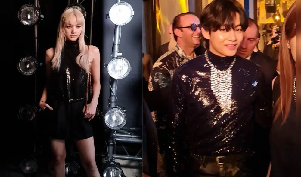 Taehyung y Lisa estuvieron juntos en la Semana de la Moda. Foto: composición/ELLE. Taehyung y Lisa estuvieron juntos en la Semana de la Moda. Foto: composición/ELLE.