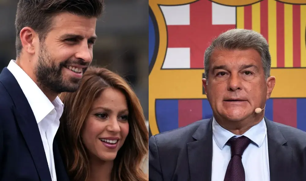 El presidente del FC Barcelona, Joan Laporta, habló sobre la separación entre Gerard Piqué y Shakira. Foto: composición/Instagram/FC Barcelona El presidente del FC Barcelona, Joan Laporta, habló sobre la separación entre Gerard Piqué y Shakira. Foto: composición/Instagram/FC Barcelona