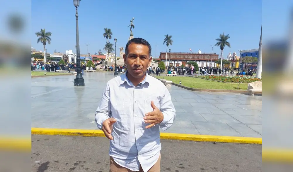 Alcalde informó que Alto Trujillo tiene 80.000 habitantes. Foto: Hugo Rodríguez Alcalde informó que Alto Trujillo tiene 80.000 habitantes. Foto: Hugo Rodríguez