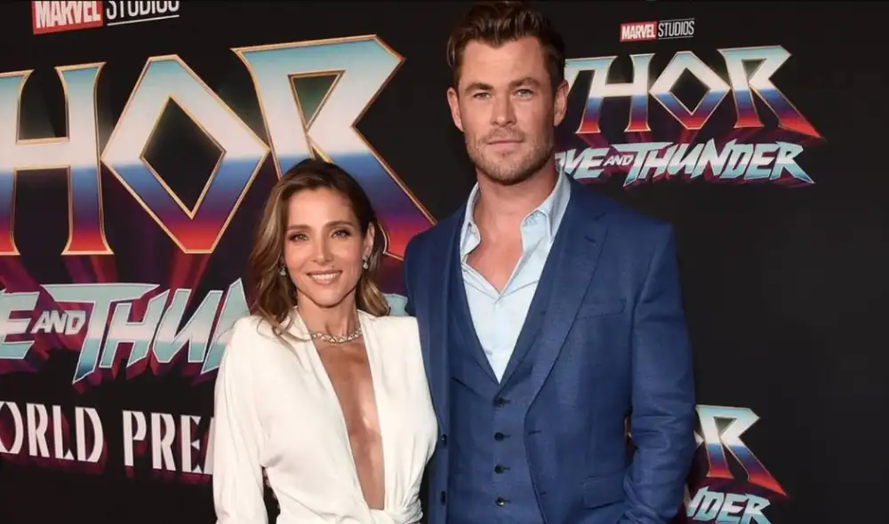 Elsa Pataky invitó a los fanáticos de Marvel a ver una escena específica de "Thor: love and thunder" donde aparece su esposo Chris Hemsworth. Foto: composición/ Instagram