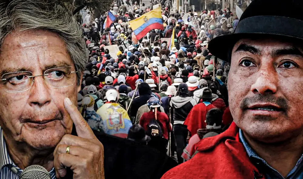 (Ecuador atraviesa horas críticas, son pocos los caminos que podrían tomar las protestas impulsadas por la Conaie) Foto: AFP